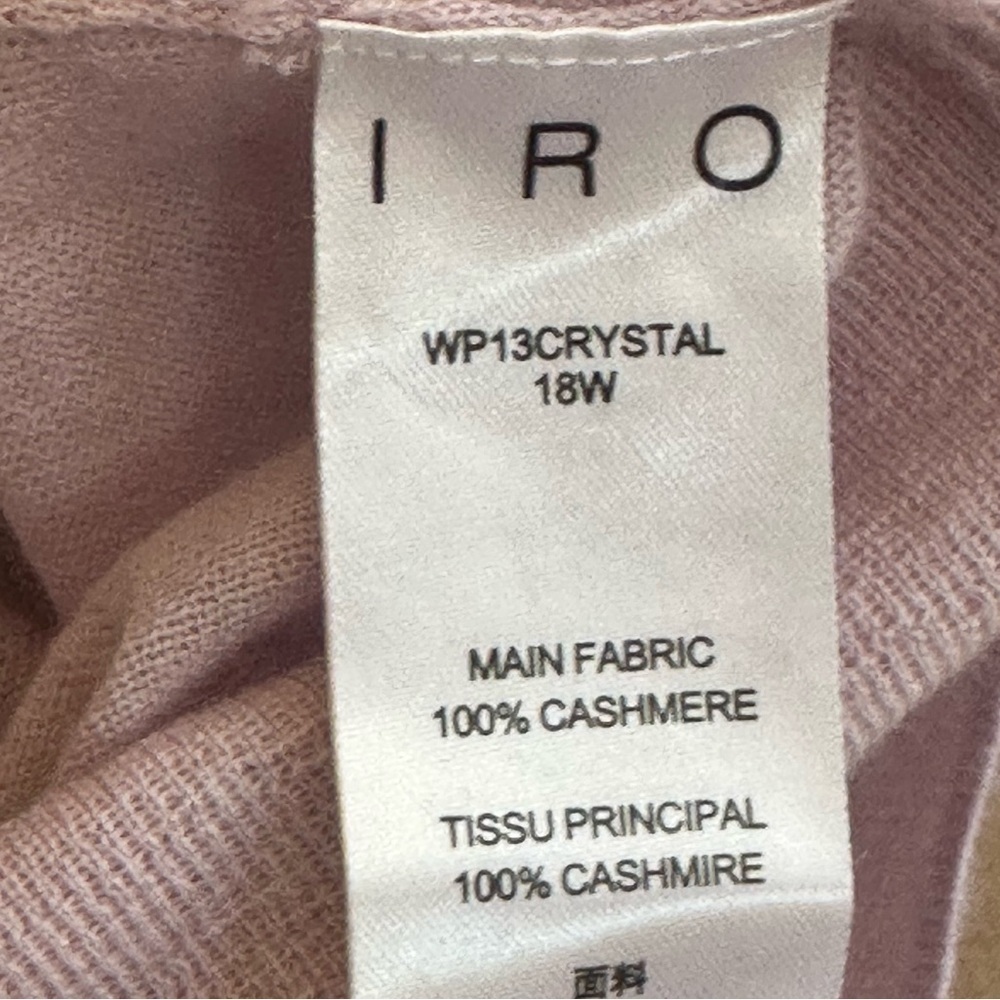IRO Lavender Cashmere Cardigan Sweater Extra Small New Without Tags! - Picture 6 of 6